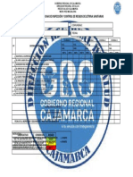 Ficha de Inspección y Control de Riesgos de Letrina Sanitarias