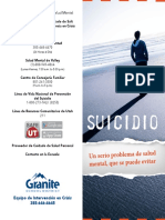 Suicide Prevention Spanish