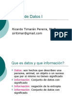 Bases de Datos I