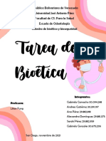 Bioetica Tarea