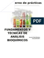 Cuaderno de Prácticas de Técnicas Bioquímicas
