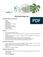 Resumo Políticas Públicas