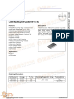 FAN7313 LCD Backlight Inverter Drive IC: Features Description