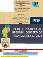 Gerencia Social Plan de Desarrollo Regional Concertado Huancavelica 2021