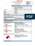 Ficha de Seguridad Del Sulfato de Zinc Heptahidratado