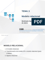 Tema-3 - Modelo Relacional
