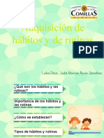 Hc3a1bitos y Rutinas en Educacic3b3n Infantil