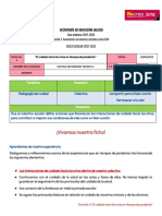 Ficha No. 3 "El Cuidado Hacia Los Otros en Tiempos de Pandemia"