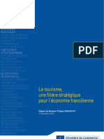 Le tourisme, une filière stratégique pour l’économie francilienne - Analyse et propositions de la CCIP