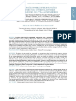 Percepções Sobre Intervenções Grupais Com Homens Autores de Violência Contra As Mulheres