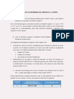 Ejercicios de Los Regímenes Del Impuesto A La Renta