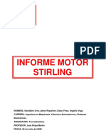 Motor Stirling Casero Termodinámica