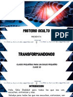 Transformandonos - Parte 10