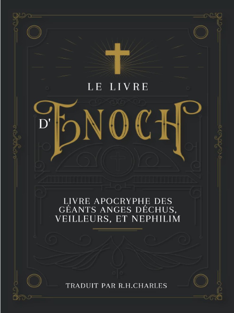Le Livre D'enoch R.H Charles PDF Livre de la Révélation Livre de la Genèse