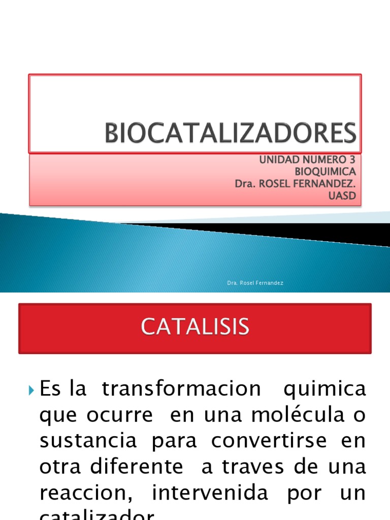 BIOCATALIZADORES PDF Enzima Inhibidor de la