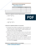 Tarea Domiciliaria #2 - Matemática Básica