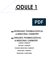 Inorganic Pharmaceutical & Medicinal Chemistry Organic Pharmaceutical & Medicinal Chemistry