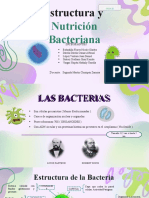 Estructura y Nutrición Bacteriana
