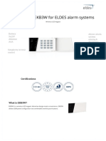 LED Keypad EKB3W For ELDES Alarm Systems