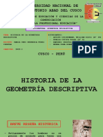 Historia de La Geometria Descriptiva