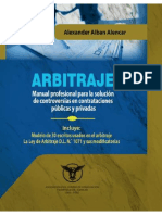 Arbitraje Manual Profesional para La Solucion de Controversias en Contrataciones Publicas y Privadas