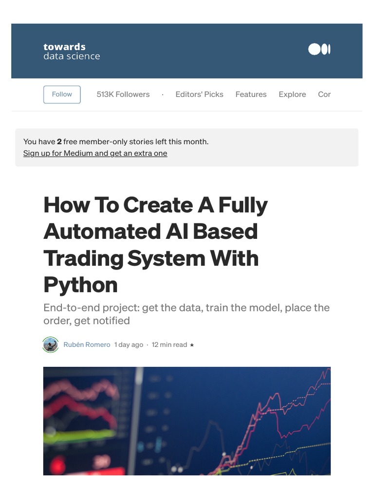 Automate Stock Trading with Python | PDF | Autoregressive Integrated Moving  Average | Computer Science