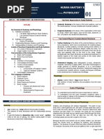 Human Anatomy & Physiology: Outline