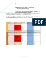 Calendario Plan Lector 2do y 3ero Básico 1er Semestre