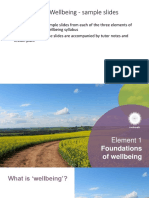 Working With Wellbeing - Sample Slides