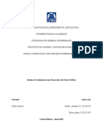 Contabilidad Gubernamental - Tema N°2 - Sistema de Admnistración Financiera Del Sector Público