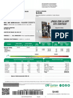 Recibo de luz CFE Junio 2022