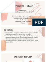 Demam Tifoid - Dr. Achnes, SP - PD 2