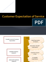 Customer Expectation of Service