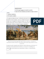 Instruções para realização da prova sobre civilizações pré-colombianas