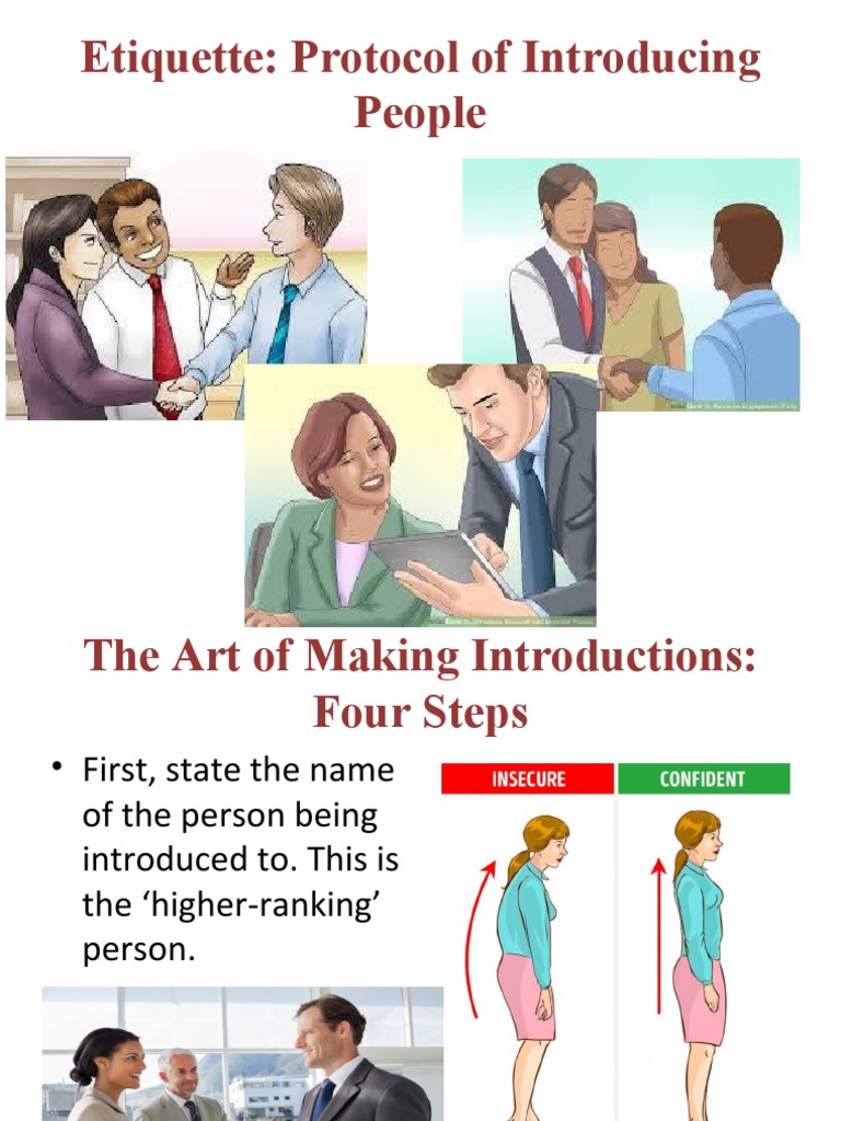 Introduction Etiquette Guidelines | PDF | Social Science | Foreign ...