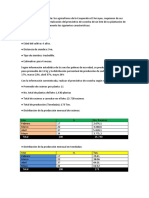 Pronóstico cosecha palma aceite lote 13A 10ha 4años