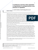 Interval and Continuous Exercise Elicit Equivalent Postexercise Hypotension in Prehypertensive Men, Despite Differences in Regulation