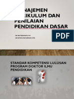 Manajemen Kurikulum Dan Penilaian Pendas