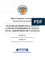 Sánchez - Análisis de Respuesta Ante Un Caso de Interferencia Ilícita en El Aeropuerto de Valencia