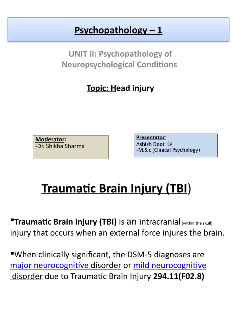 Understanding Traumatic Brain Injury | PDF | Traumatic Brain Injury ...