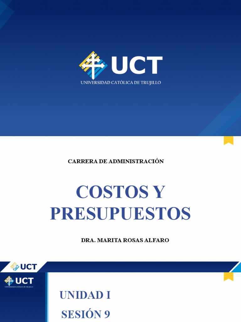 Semana 5 - Costos y Presupuestos | PDF | Costo | Presupuesto