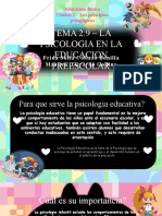 Tema 2.9 La Psicologia en La Educacion Preescolar (Frida Collazo)