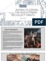 St. Sebastian, St. Ezekiel and The Augustinian Saints