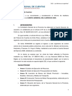 Informe Auditoria Cuenta General 2020