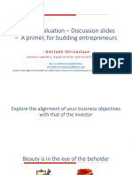 Start-Up Valuations - Thoughts From An Investor PDF