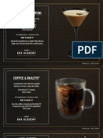 Baileys and Coffee Recipe Cards