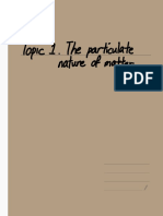 Topic 1. The Particulate Nature of Matter Syllabus Notes