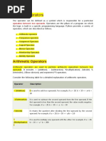 Python Operators Cheat Sheet | PDF | Bit | Boolean Algebra