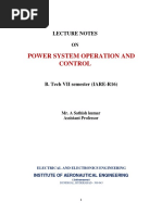 Iare - Psoc - Lecture Notes