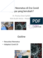 Adaptasi Resusitasi Neonatus di Era Covid-19